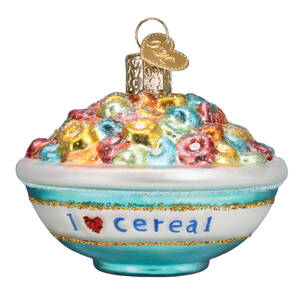 Old World Christmas Bowl Of Cereal - No Box Nb3283