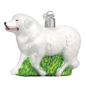 Old World Christmas Great Pyrenees - No Box Nb3252