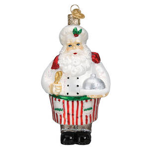 Old World Christmas Chef Santa - No Box Nb3230