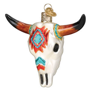 Old World Christmas Southwestern Steer Skull - No Box Nb3222