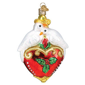 Old World Christmas Two Turtle Doves - No Box Nb3184