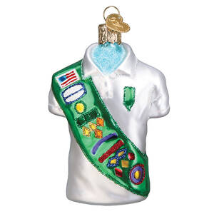 Old World Christmas Girl Scout Uniform - No Box Nb3148