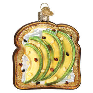 Old World Christmas Avocado Toast - No Box Nb3144