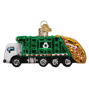 Old World Christmas Garbage Truck - No Box Nb3128