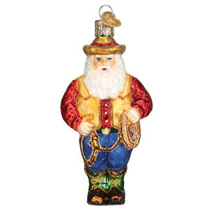 Old World Christmas Western Santa - No Box Nb3114