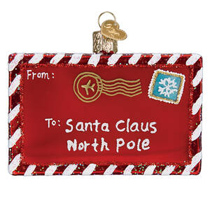 Old World Christmas Letter To Santa - No Box Nb3109