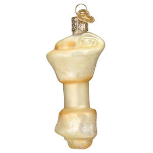 Old World Christmas Rawhide Bone - No Box Nb3092