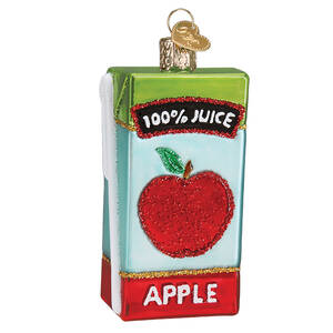Old World Christmas Apple Juice Box - No Box Nb3091