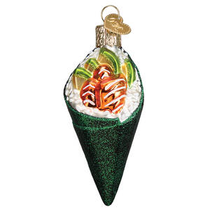 Old World Christmas Sushi Hand Roll - No Box Nb3086