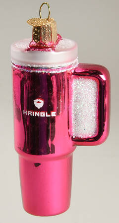 Old World Christmas Pink Kringle Cup - No Box Nb3653