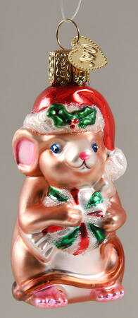 Animals The Glass Christmas Mouse - No Box