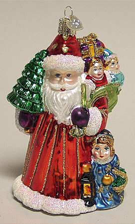 Santa and Mrs Claus Father Christmas With Angel - No Box