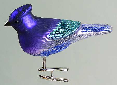 Birds - Clip-On Mountain Bluejay - No Box