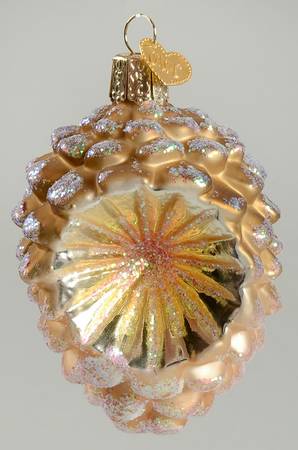 Old World Christmas Nat Cone Reflector -Dark - No Box Nb2305