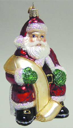 Santa and Mrs Claus Checking His List - No Box