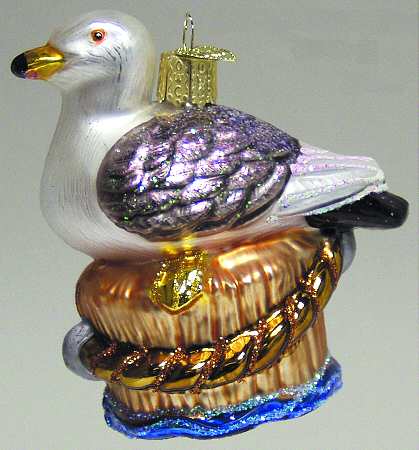 Birds-Hanging Harbor Gull - No Box
