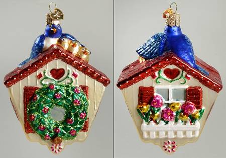 Old World Christmas Spring Birdhouse - No Box Nb2223