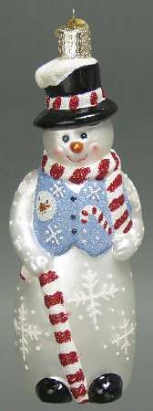 Snowmen Glistening Holiday Snowman - No Box