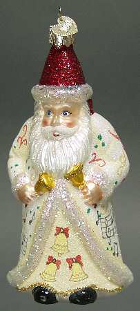 Santa and Mrs Claus Glistening Bellringer Santa - No Box
