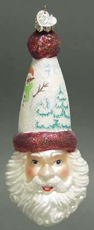 Santa and Mrs Claus Glistening Let It Snow Santa - No Box