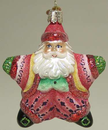 Santa and Mrs Claus Glistening Twinkle Santa - No Box