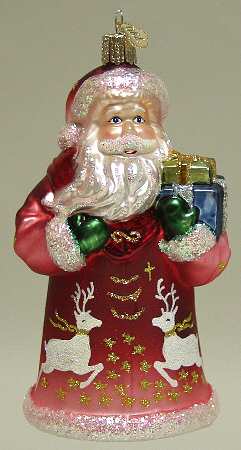 Santa and Mrs Claus Glistening Father Christmas - No Box