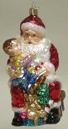 Santa and Mrs Claus Santa With Child - No Box