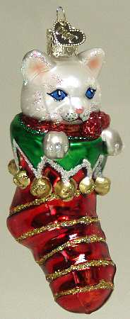 Animals Kitten In Stocking - No Box
