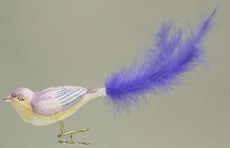 Birds - Clip-On Glistening Lilac Sonbird - No Box