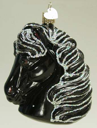 Animals Horse Head-Black - No Box 104b