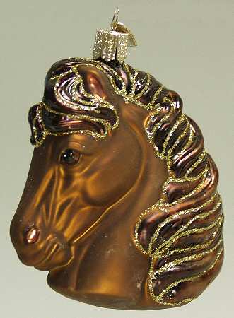 Animals Horse Head-Brown - No Box