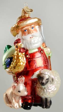 Old World Christmas E-I-E-I-Ho-Ho-Ho! - No Box Nb2184