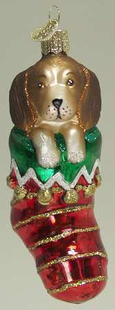 Animals Puppy In Stocking - No Box