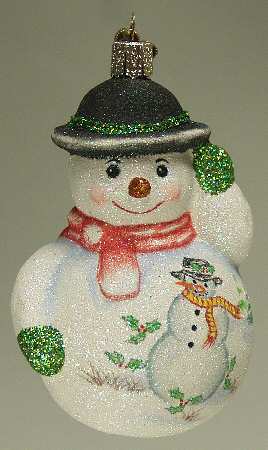 Snowmen Glistening Jolly Snowman - No Box