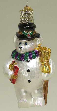 Animals Teddy Bear Snowman - No Box