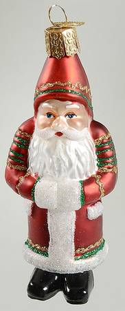 Old World Christmas Ric-Rac Santa - No Box Nb2295
