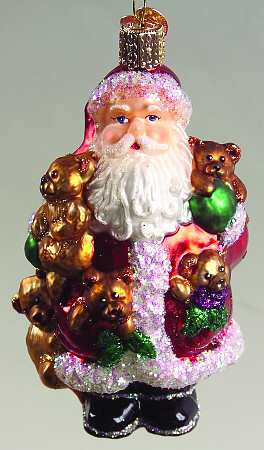 Santa and Mrs Claus Santa Claus With Teddies - No Box