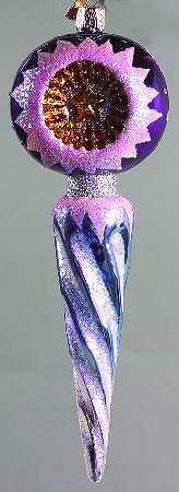 Traditional Shapes Icicle Reflector-Purple - No Box