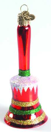 Music Old Fashioned Handbell-Red - No Box