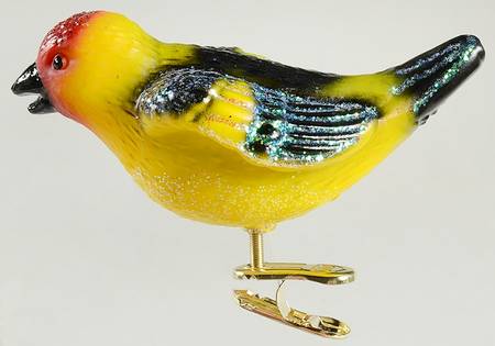 Birds - Clip-On Western Tanager - No Box
