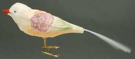 Birds - Clip-On Glistening Royal Songbird - No Box