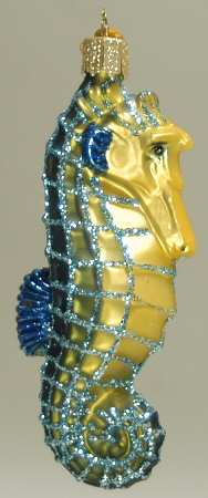 Fish and Marine Life Sea Horse - Blue - No Box 39a