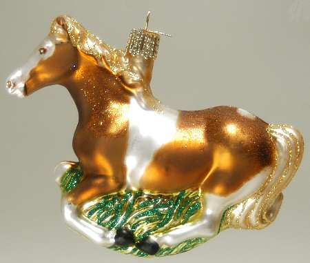 Animals Mustang-White & Brown Horse - No Box