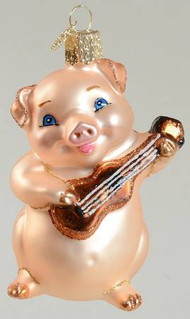 Old World Christmas Musical Pig - No Box Nb2214