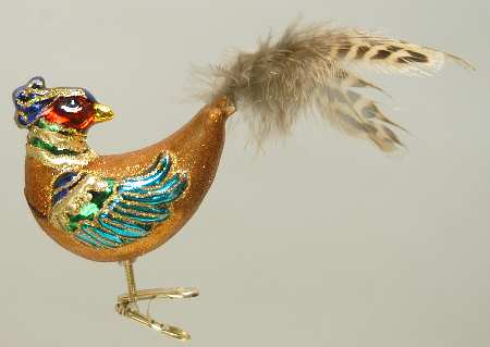 Birds - Clip-On Fantasy Pheasant - No Box