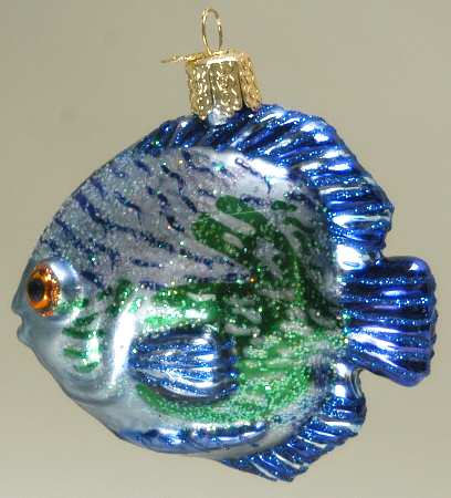 Fish and Marine Life Discus Fish-Blue - No Box 266b