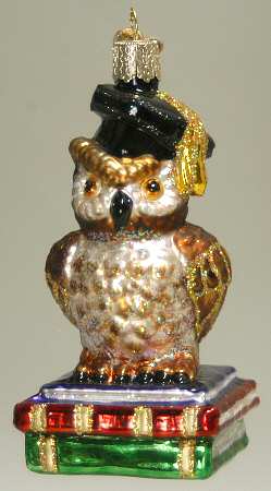 Birds-Hanging Graduation Owl - No Box