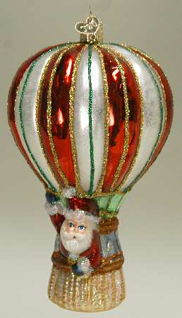 Santa and Mrs Claus Up Up & Away - No Box
