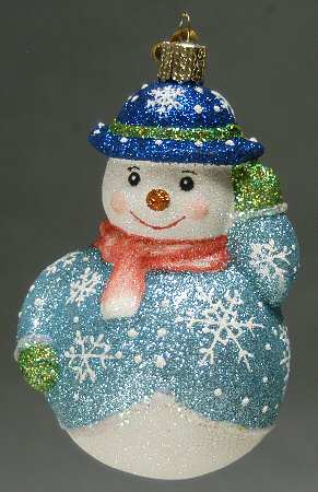 Snowmen Glistening Snowflake Snowman - No Box