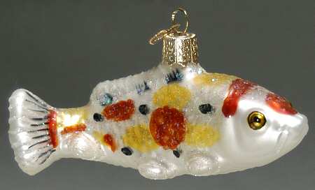 Old World Christmas Koi-Orange & Yellow - No Box